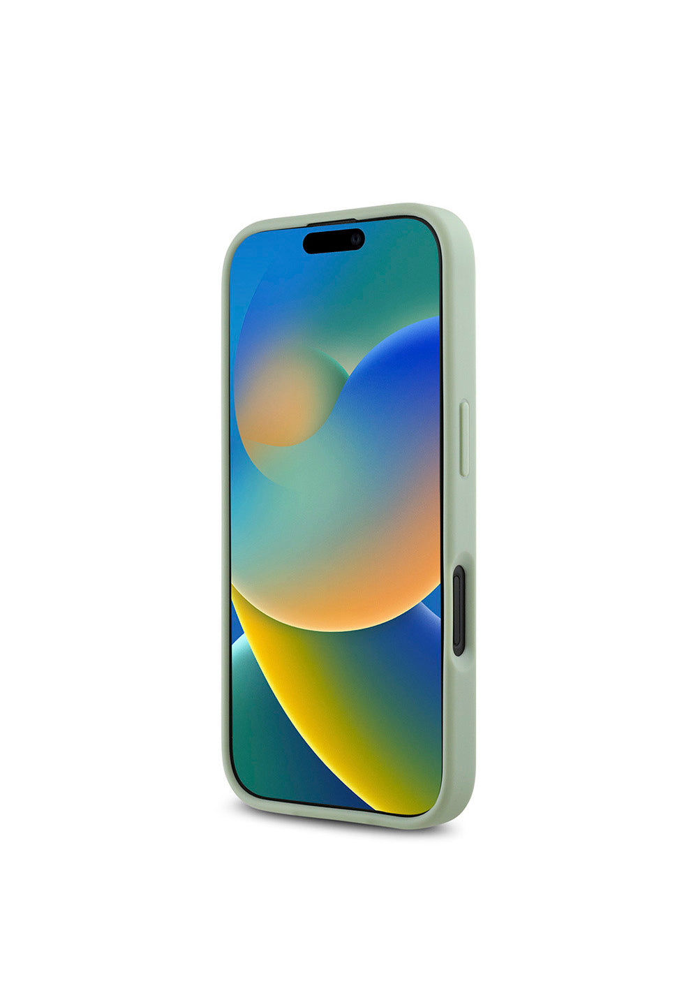 Apple iPhone 16 Kılıf Guess Orijinal Lisanslı Manyetik Şarj Uyumlu Yazı Logolu Grained Kapak