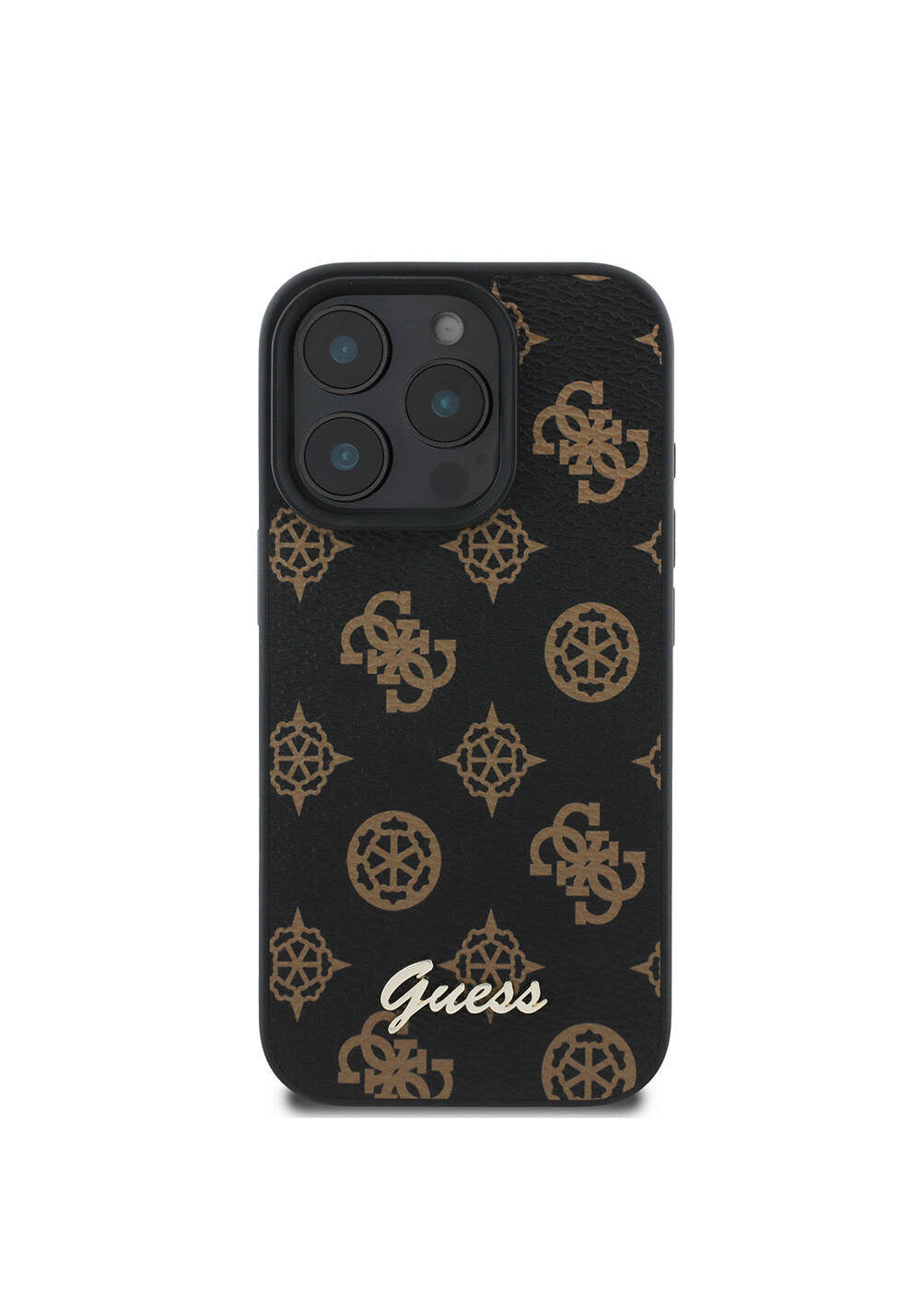 Apple iPhone 16 Pro Max Kılıf Guess Orijinal Lisanslı Manyetik Şarj Uyumlu Yazı Logolu Peony Kapak