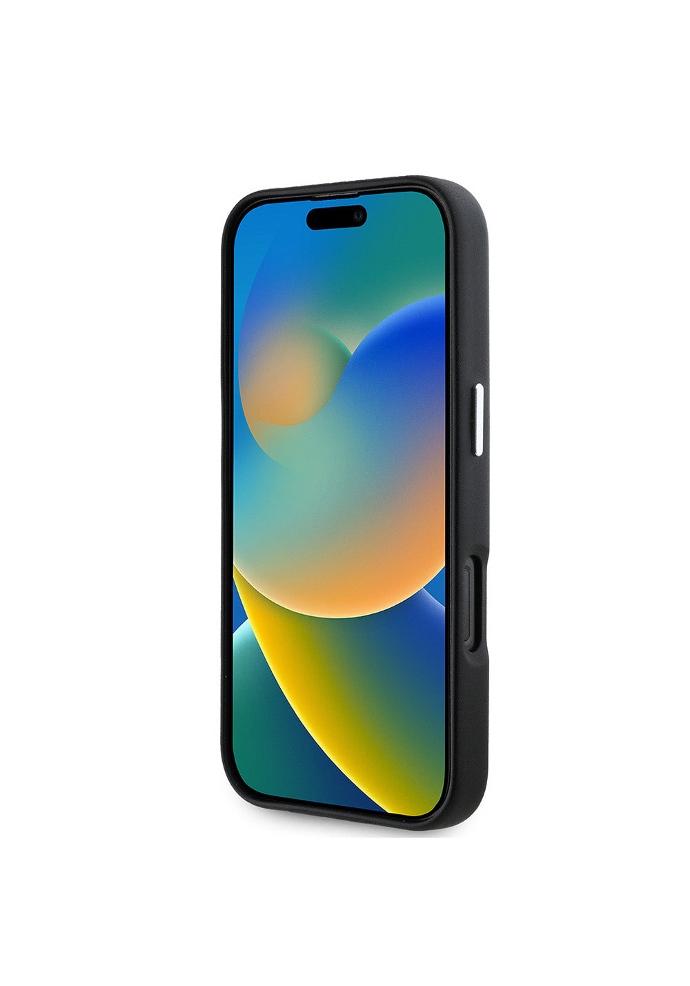 Apple iPhone 16 Pro Kılıf Karl Lagerfeld Orijinal Lisanslı Manyetik Şarj Uyumlu Metal Kamera ve Buton Tasarımlı Plaka Logolu PU Deri Kapak