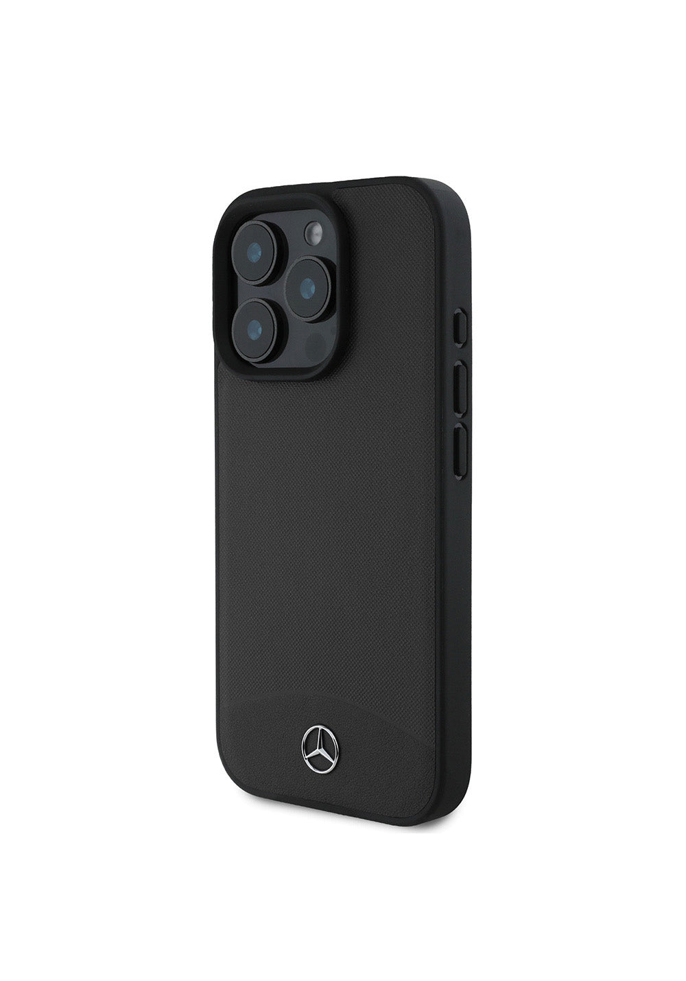Apple iPhone 16 Pro Max Kılıf Mercedes Benz Orijinal Lisanslı Manyetik Şarj Uyumlu Dokulu ve Düz Deri Kapak