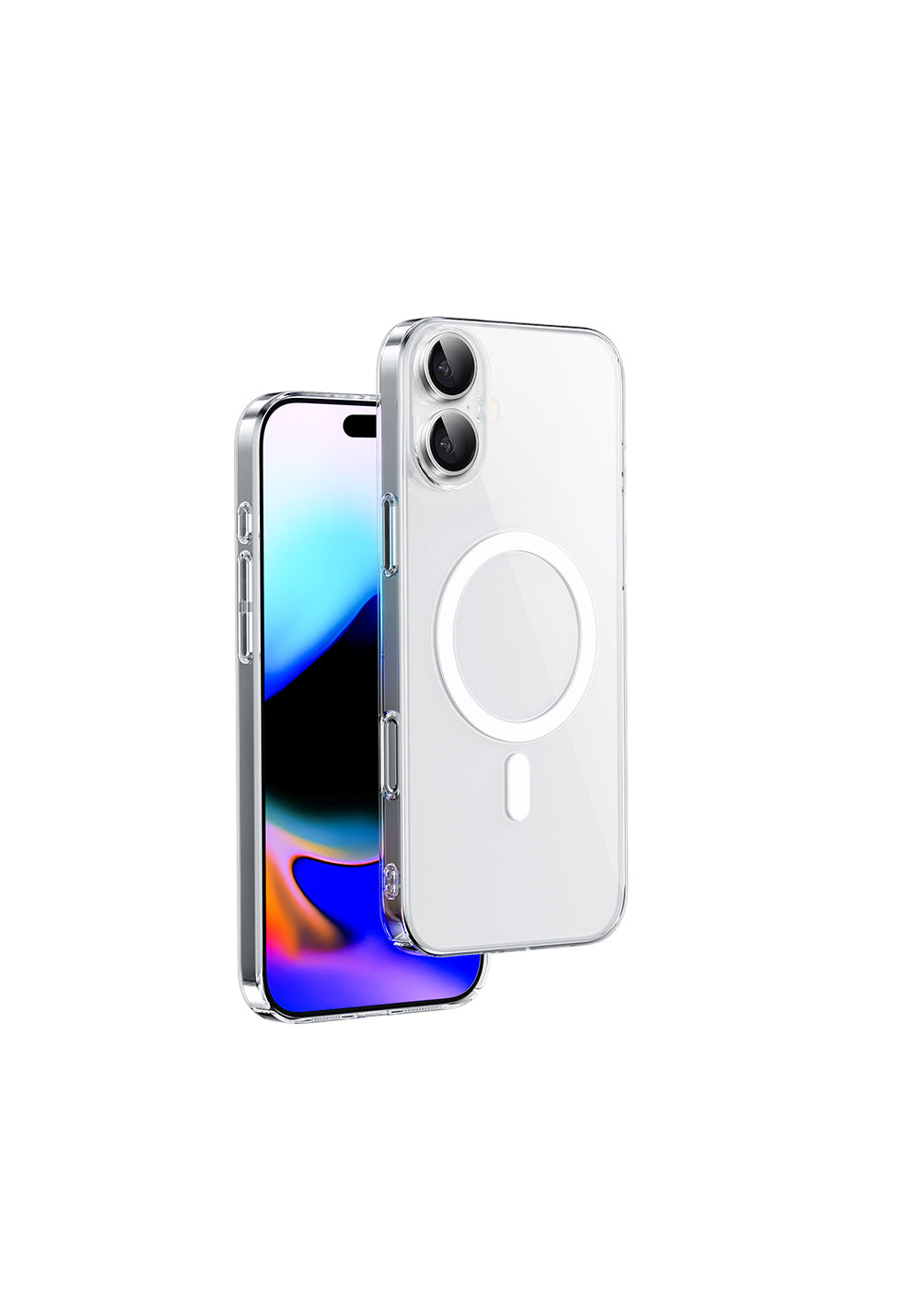 Apple iPhone 16 Kılıf Manyetik Şarj Uyumlu Wiwu YXK-207 Invisible Pro Sert PC Kapak