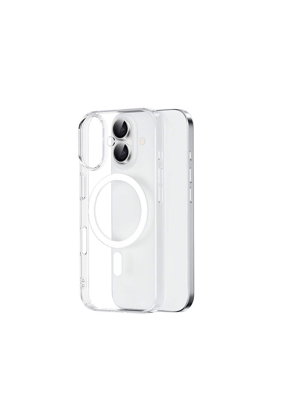 Apple iPhone 16 Kılıf Manyetik Şarj Uyumlu Wiwu YXK-207 Invisible Pro Sert PC Kapak