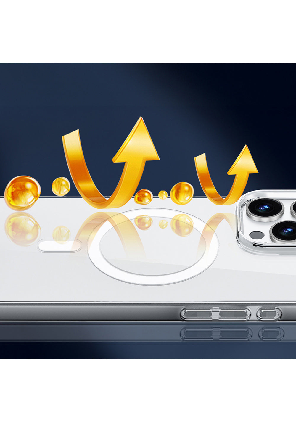 Apple iPhone 16 Kılıf Manyetik Şarj Uyumlu Wiwu YXK-207 Invisible Pro Sert PC Kapak