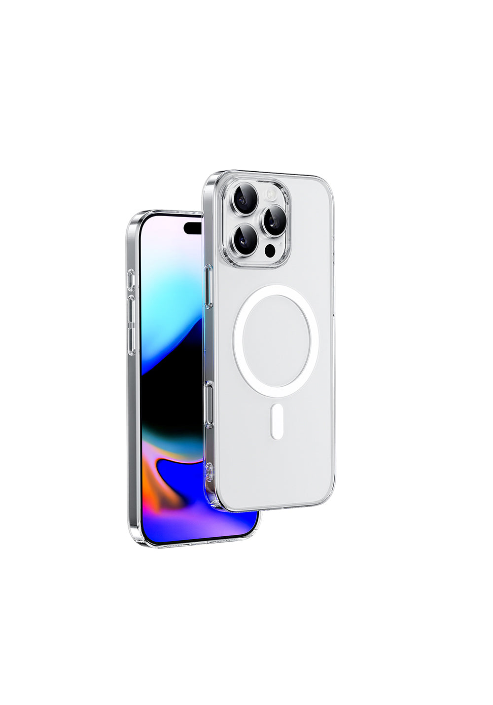 Apple iPhone 16 Pro Kılıf Manyetik Şarj Uyumlu Wiwu YXK-207 Invisible Pro Sert PC Kapak
