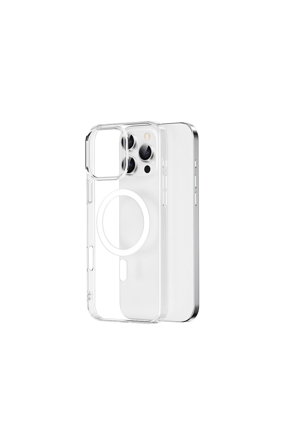 Apple iPhone 16 Pro Kılıf Manyetik Şarj Uyumlu Wiwu YXK-207 Invisible Pro Sert PC Kapak
