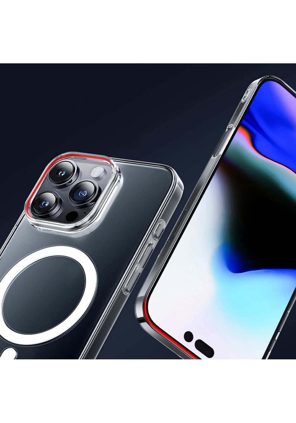 Apple iPhone 16 Pro Kılıf Manyetik Şarj Uyumlu Wiwu YXK-207 Invisible Pro Sert PC Kapak