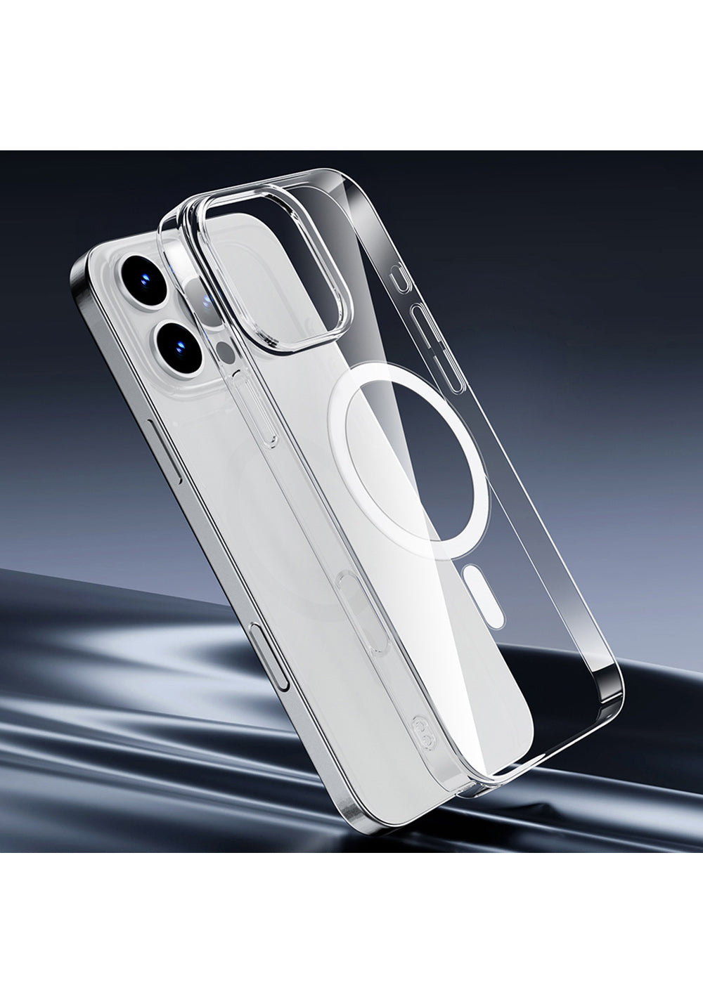 Apple iPhone 16 Pro Kılıf Manyetik Şarj Uyumlu Wiwu YXK-207 Invisible Pro Sert PC Kapak