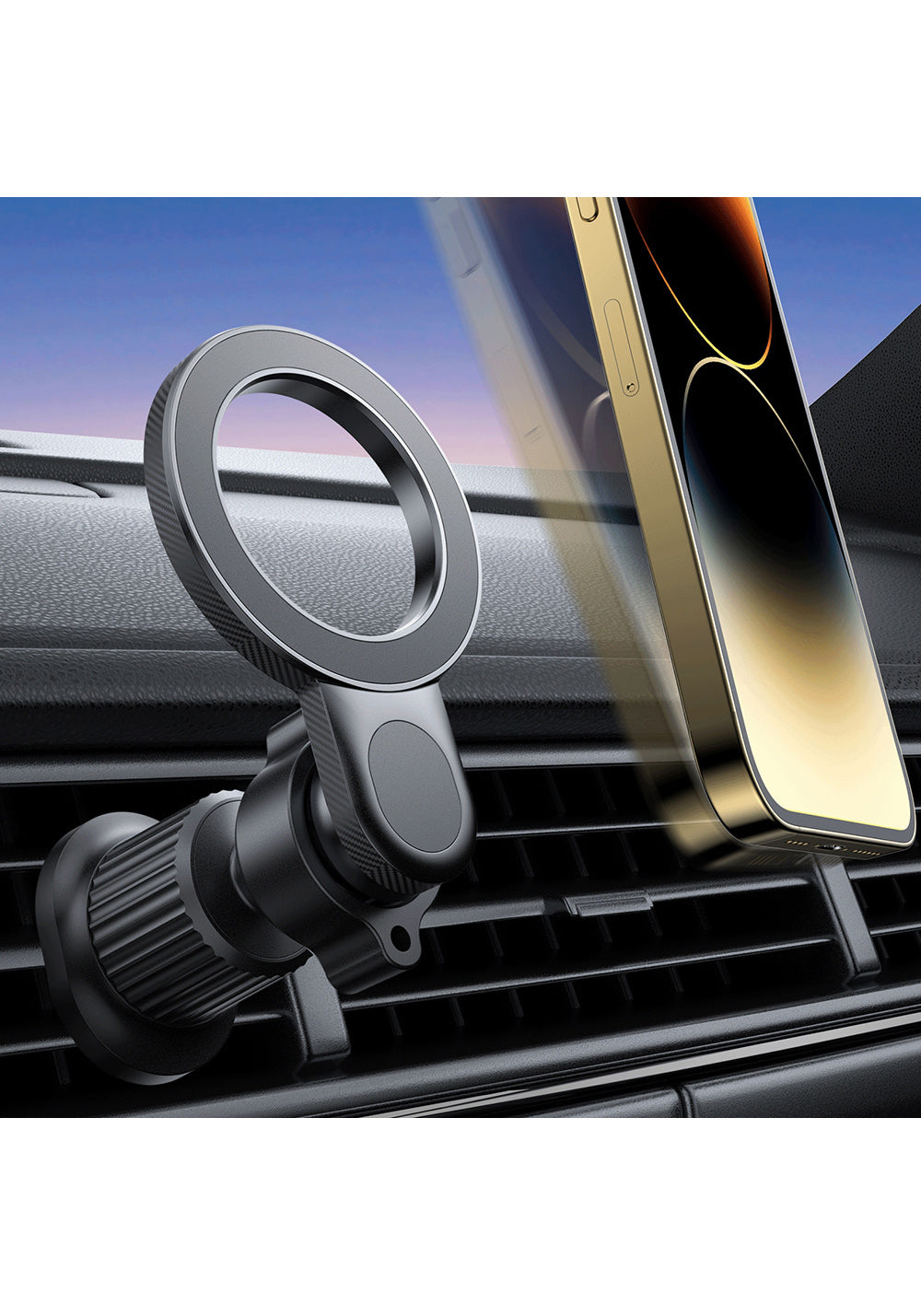 Wiwu Wi-W051 Havalandırma Tasarım Magnetic Araç Telefon Tutucu