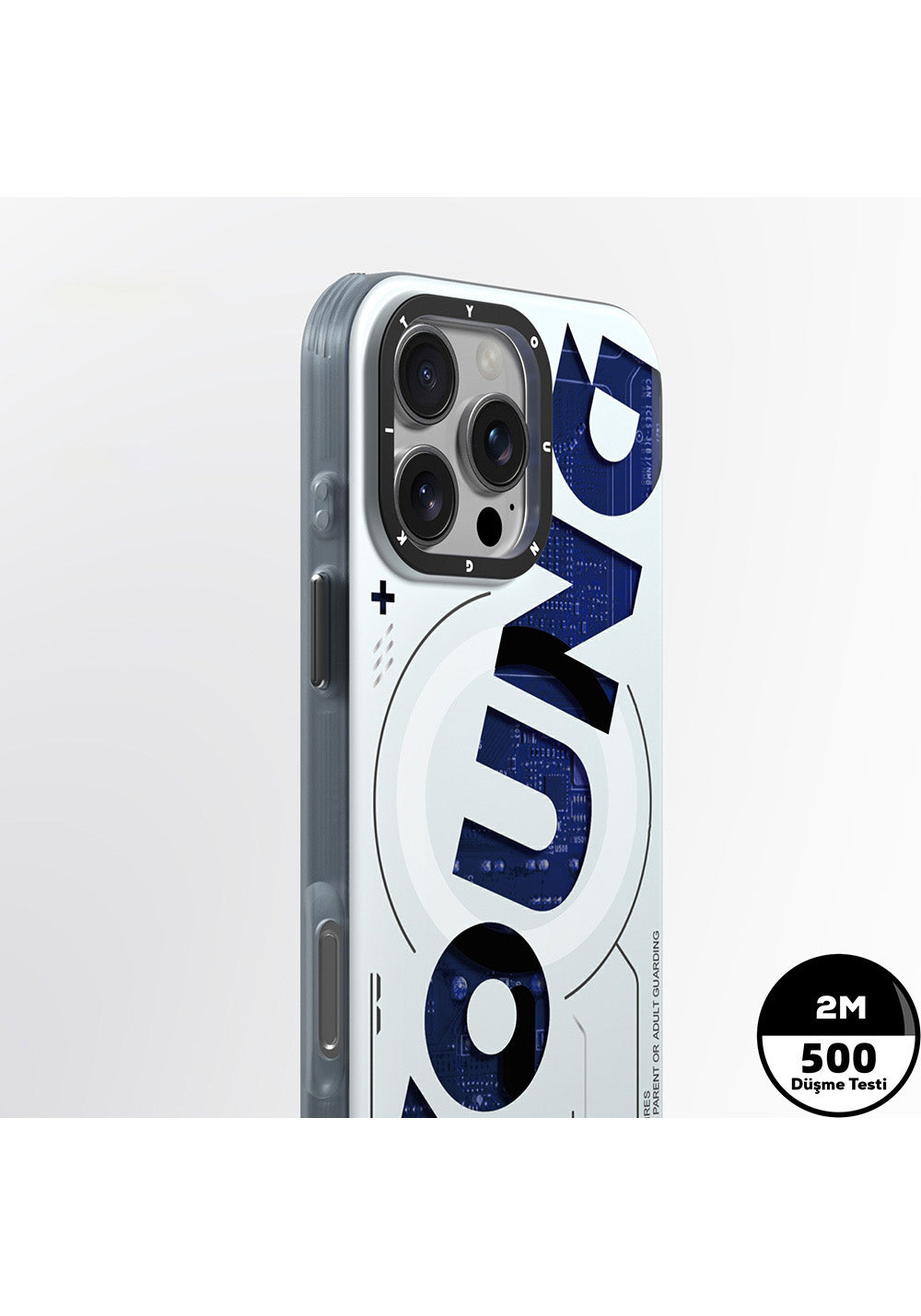 Apple iPhone 16 Pro Max Kılıf Manyetik Şarj Uyumlu Airbagli Çift Katmanlı Youngkit Future Serisi Kapak