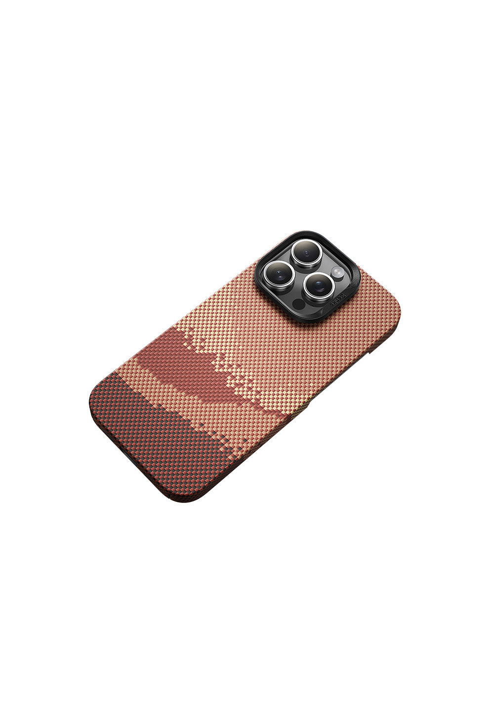 Apple iPhone 16 Pro Kılıf Manyetik Şarj Uyumlu Benks GoldenTide ArmorAir 600D Kevlar Karbon Kapak