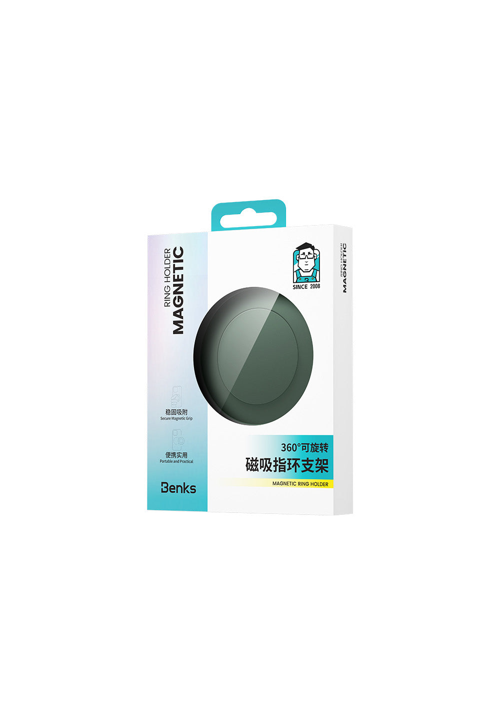 Benks L53 VitaPro Magnetik M-safe Airbag Parmak Ring Stand