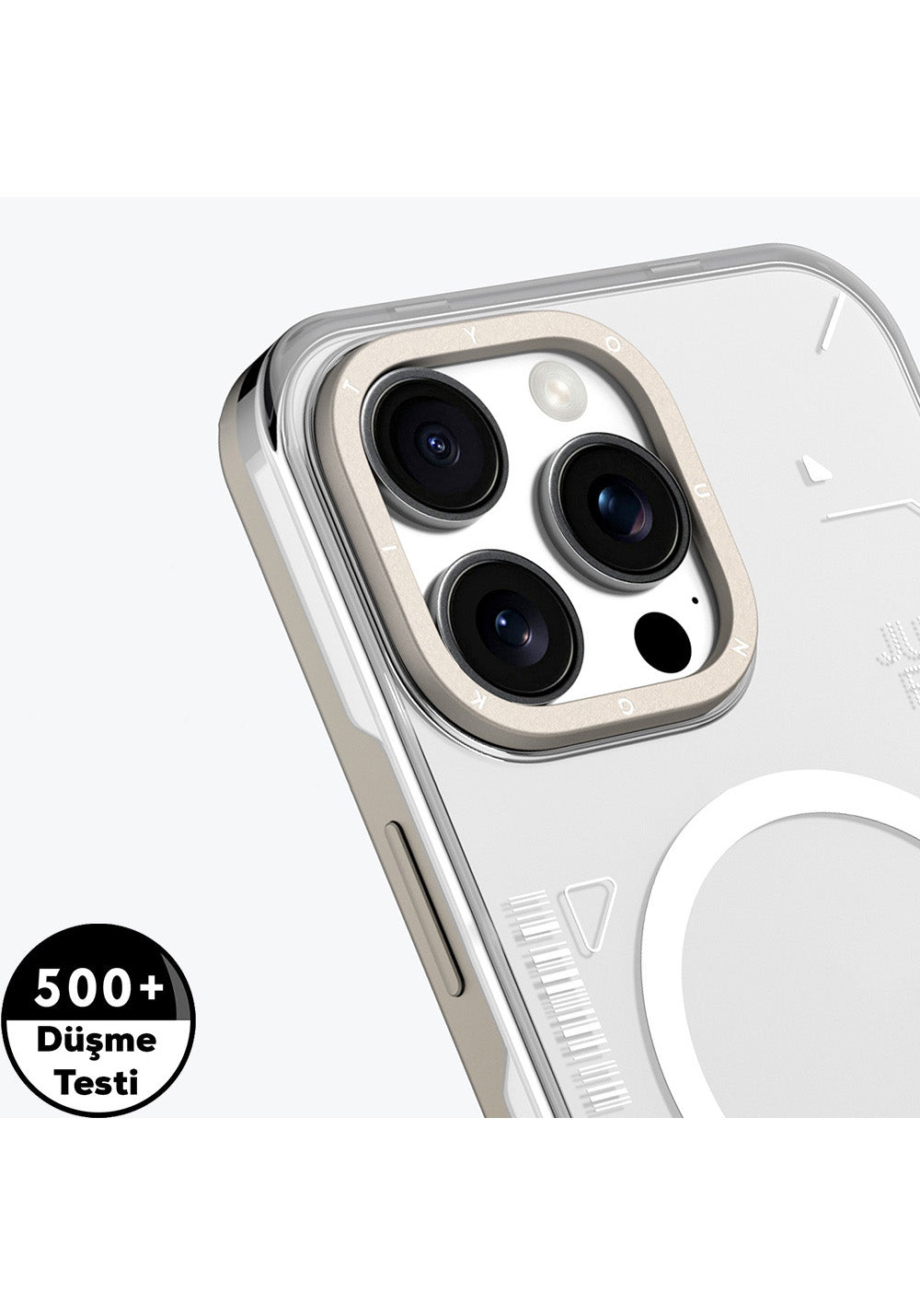 Apple iPhone 16 Pro Kılıf Manyetik Şarj Uyumlu Çıkarılabilir Arka Yüzeyli Youngkit Mecha Kapak