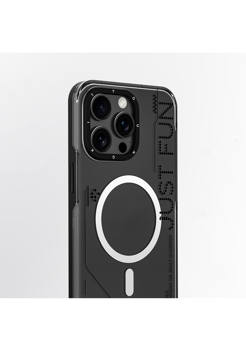 Apple iPhone 16 Pro Kılıf Manyetik Şarj Uyumlu Çıkarılabilir Arka Yüzeyli Youngkit Mecha Kapak