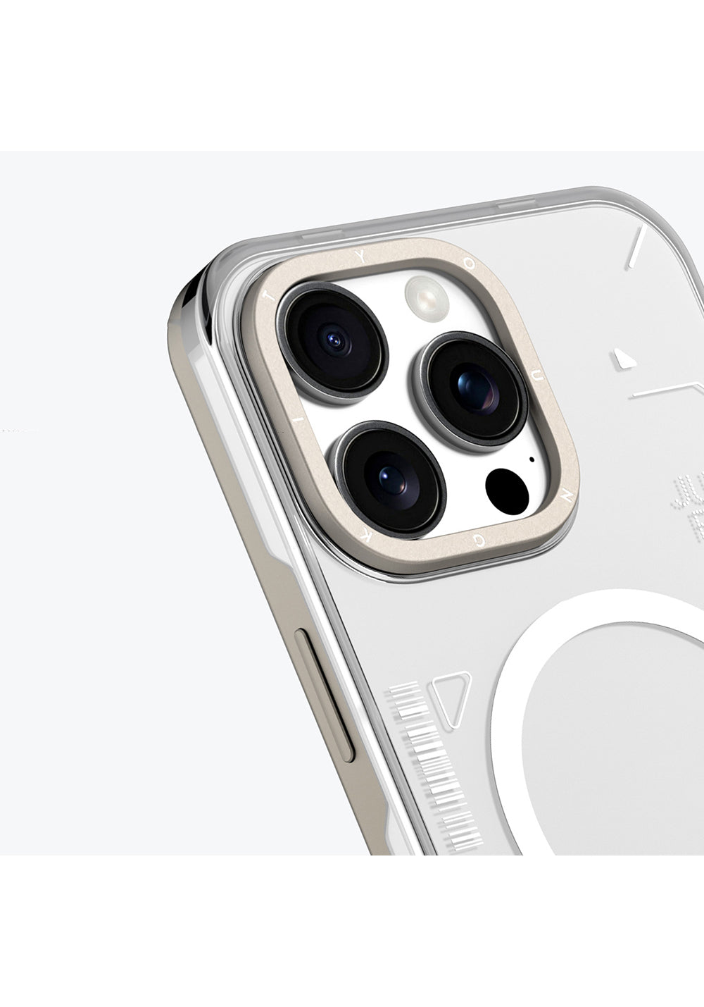 Apple iPhone 16 Pro Kılıf Manyetik Şarj Uyumlu Çıkarılabilir Arka Yüzeyli Youngkit Mecha Kapak