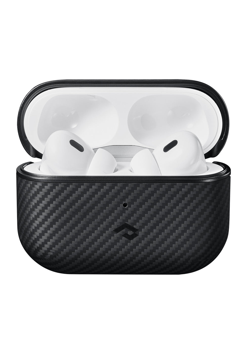 Apple Airpods Pro Kılıf 600D Aramid Fiber Pitaka Classic Serisi Black-Grey Twill Kılıf