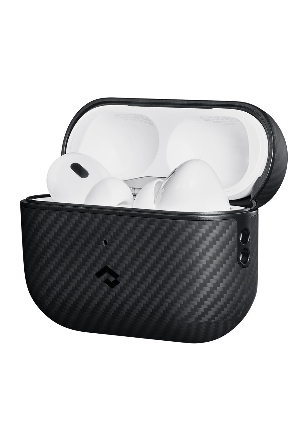 Apple Airpods Pro Kılıf 600D Aramid Fiber Pitaka Classic Serisi Black-Grey Twill Kılıf