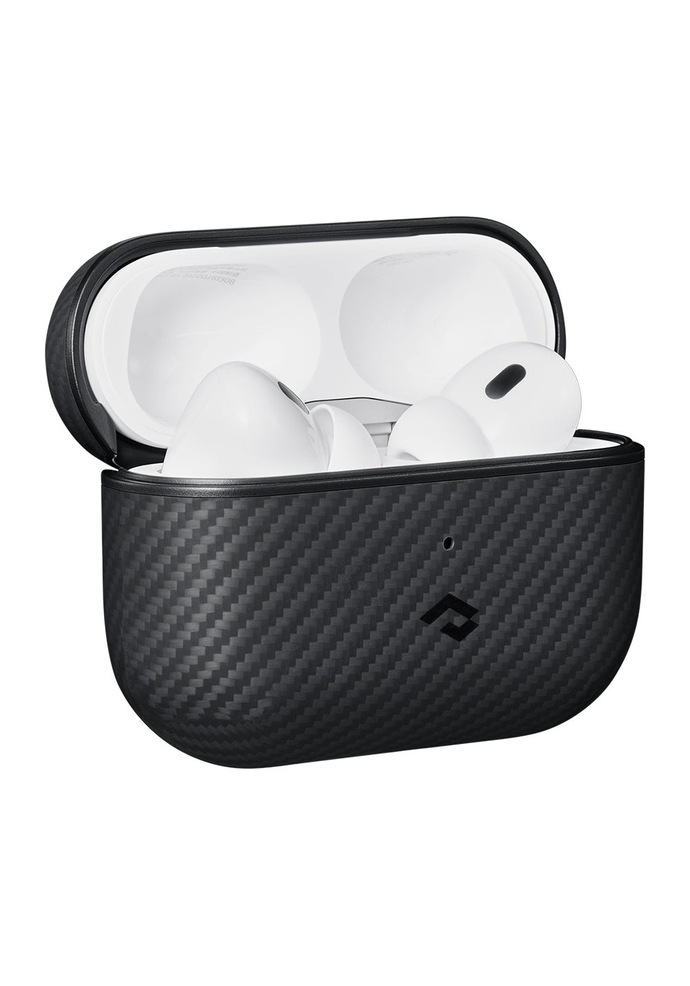 Apple Airpods Pro Kılıf 600D Aramid Fiber Pitaka Classic Serisi Black-Grey Twill Kılıf
