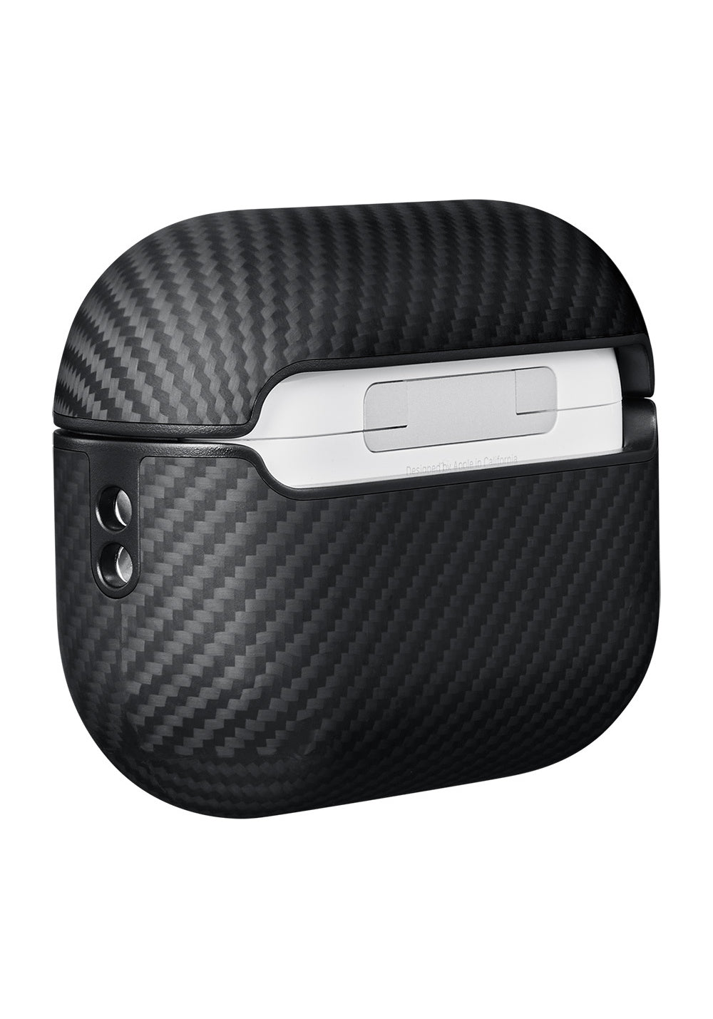 Apple Airpods Pro Kılıf 600D Aramid Fiber Pitaka Classic Serisi Black-Grey Twill Kılıf