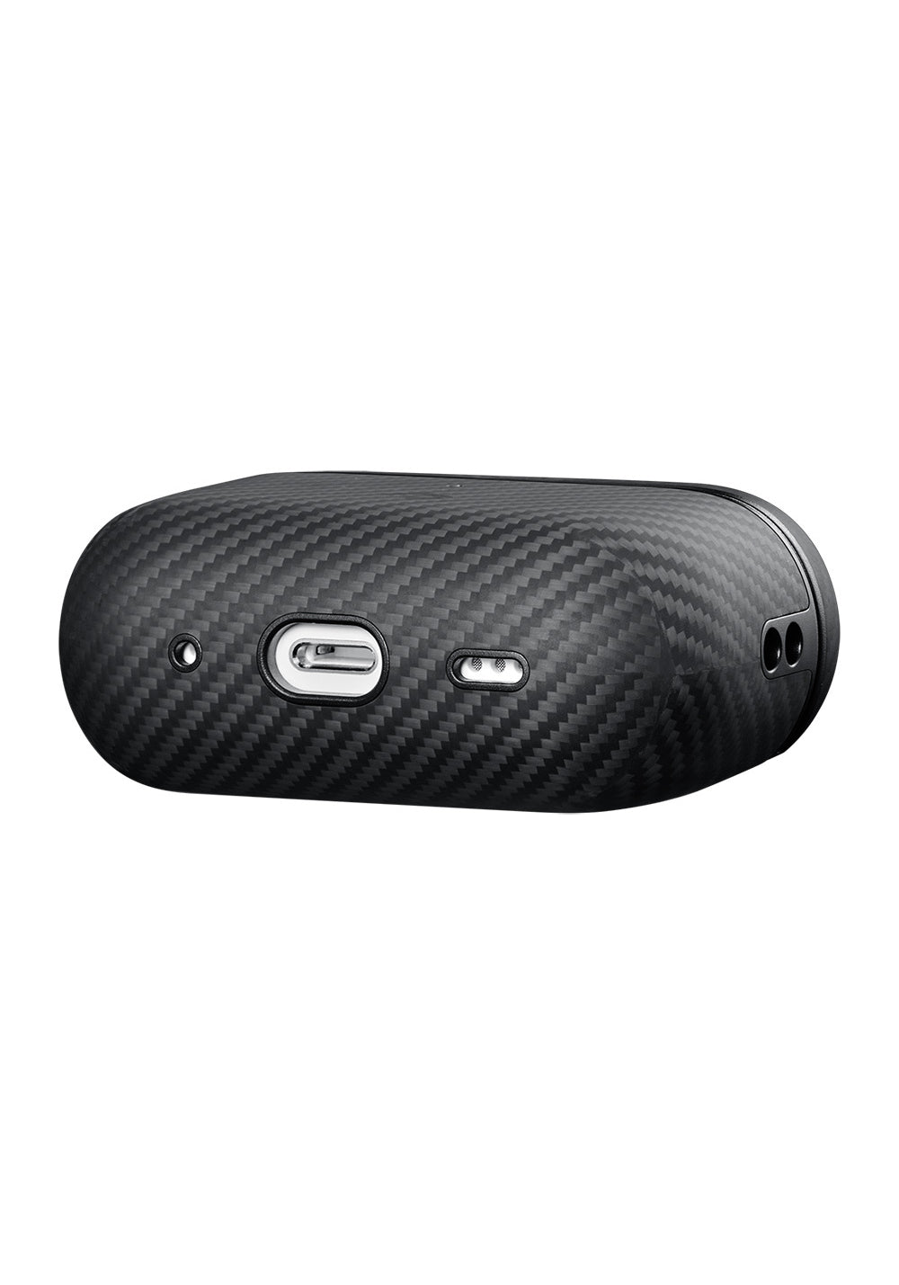Apple Airpods Pro Kılıf 600D Aramid Fiber Pitaka Classic Serisi Black-Grey Twill Kılıf