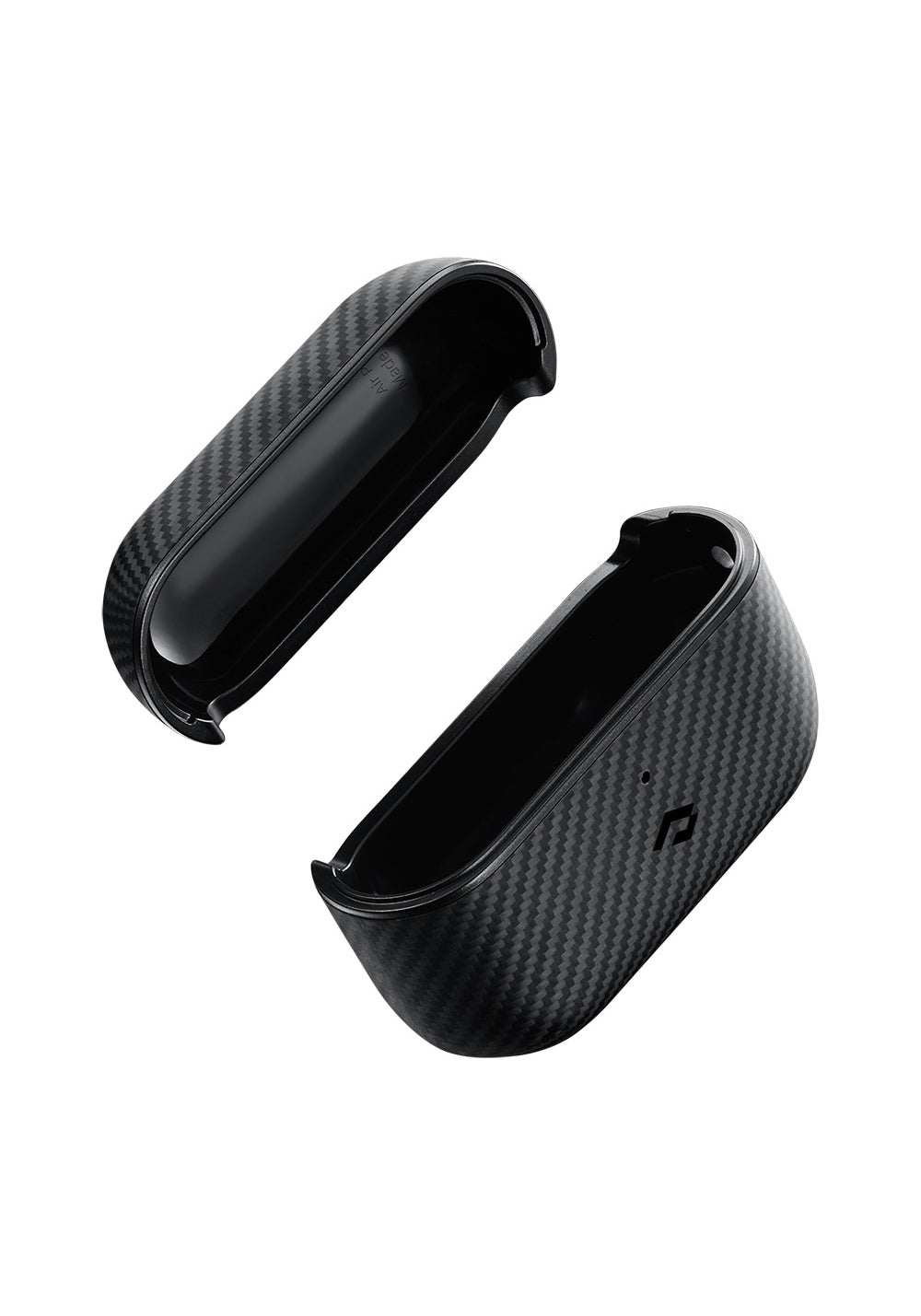 Apple Airpods Pro Kılıf 600D Aramid Fiber Pitaka Classic Serisi Black-Grey Twill Kılıf