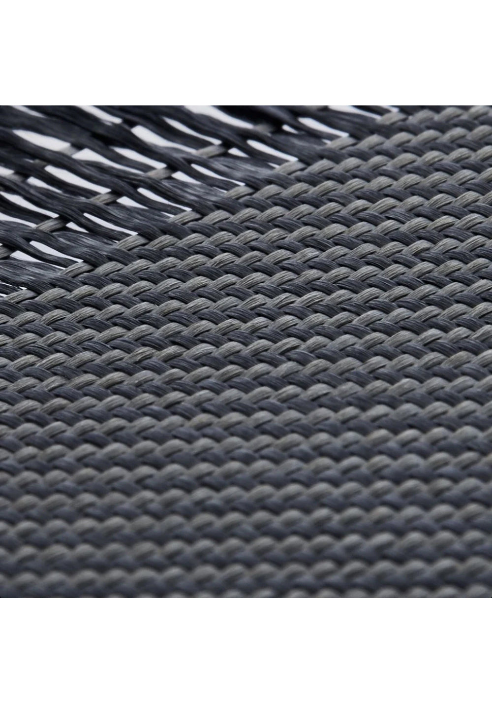 Apple iPhone 16 Plus Kılıf Manyetik Şarj Uyumlu 600D Aramid Karbon Fiber Pitaka Ultra-Slim Classic Serisi Black-Grey Twill Kapak