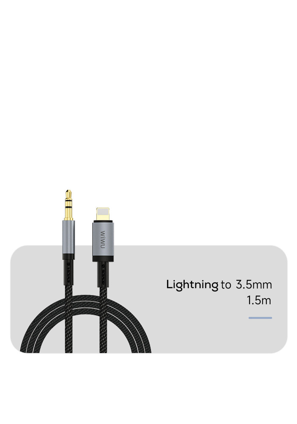 Wiwu Wi-C048 Legend Audio Serisi Lightning to 3.5mm Aux Ses Kablosu 1.5M