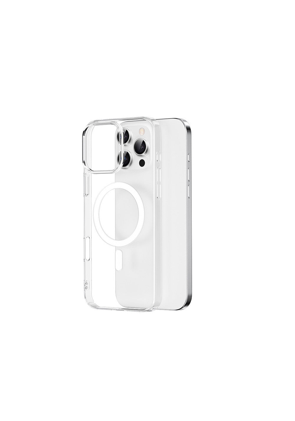 Apple iPhone 16 Pro Max Kılıf Manyetik Şarj Uyumlu Wiwu YXK-207 Invisible Pro Sert PC Kapak