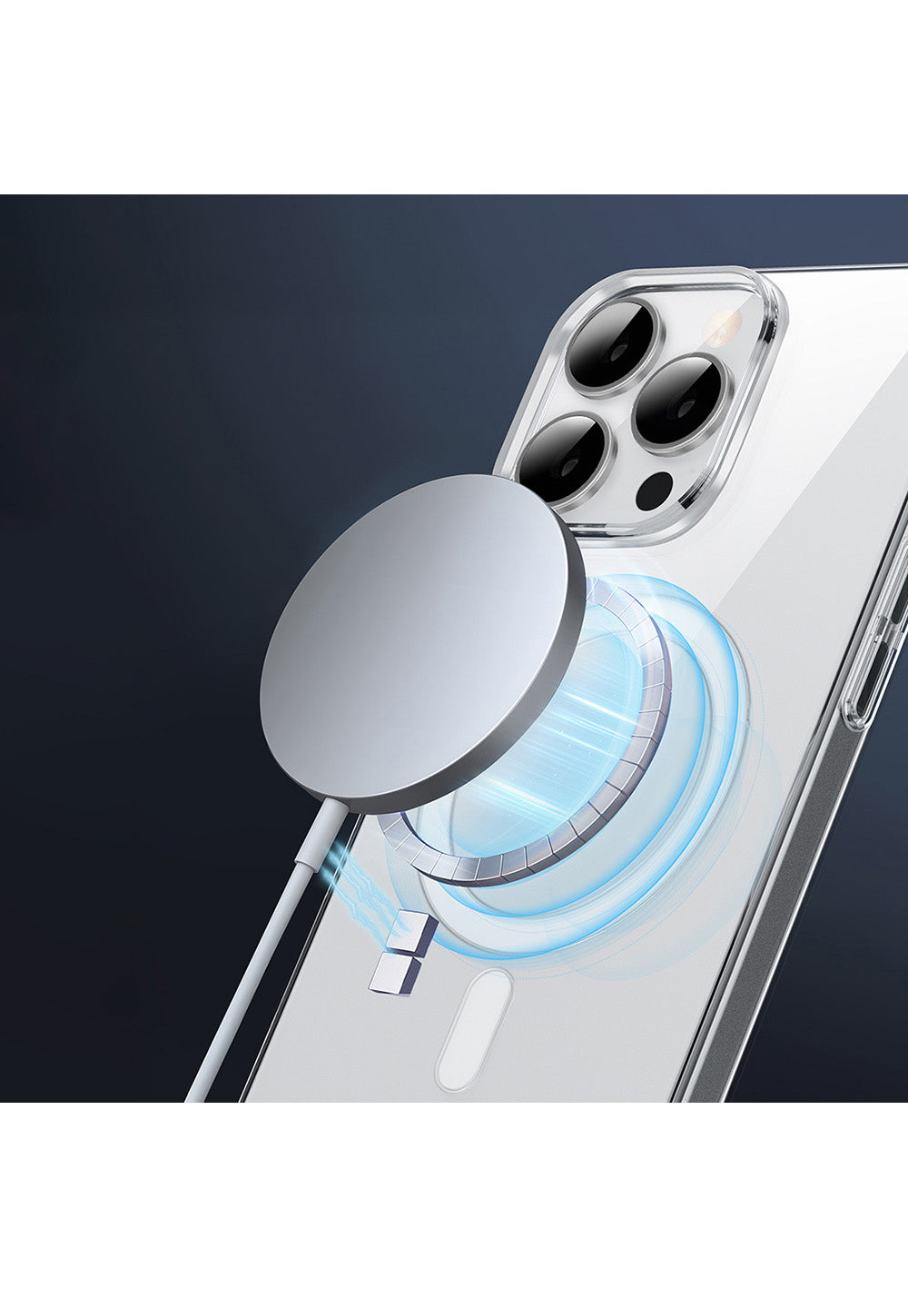 Apple iPhone 16 Pro Max Kılıf Manyetik Şarj Uyumlu Wiwu YXK-207 Invisible Pro Sert PC Kapak