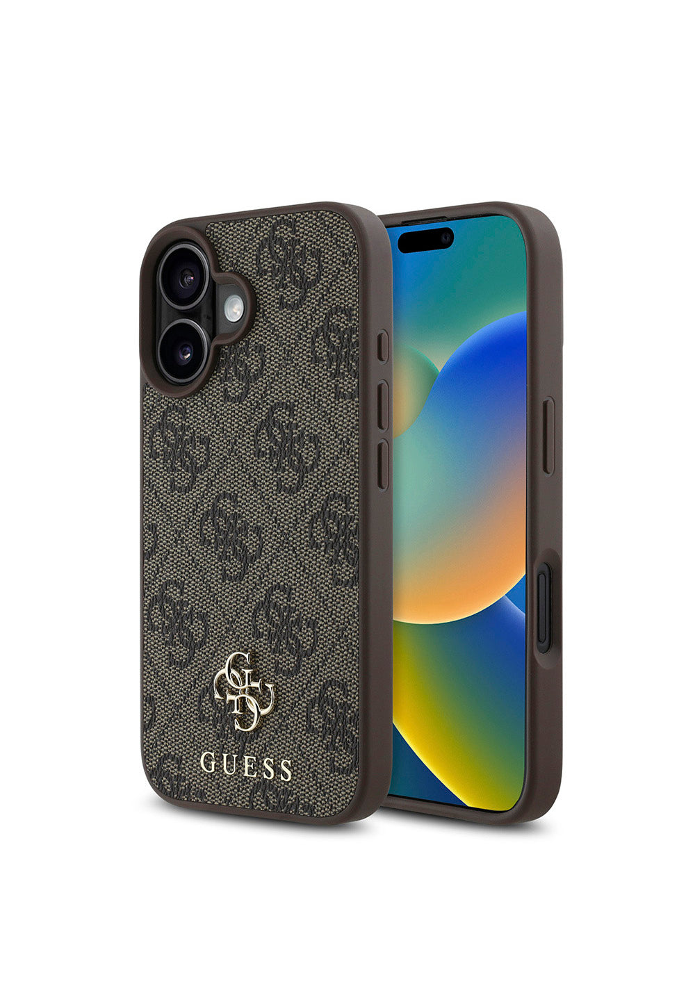 Apple iPhone 16 Plus Kılıf Guess Orijinal Lisanslı Manyetik Şarj Uyumlu Small 4G Classic Kapak