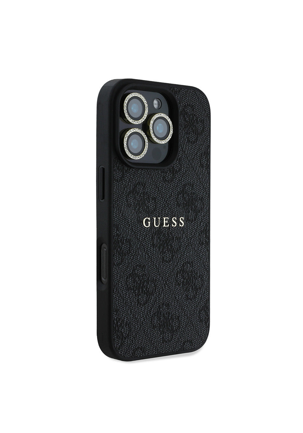 Apple iPhone 16 Pro Guess Orijinal Lisanslı Kılıf + Ekran Koruyucu + Lens Koruyucu 3in1 Aksesuar Seti