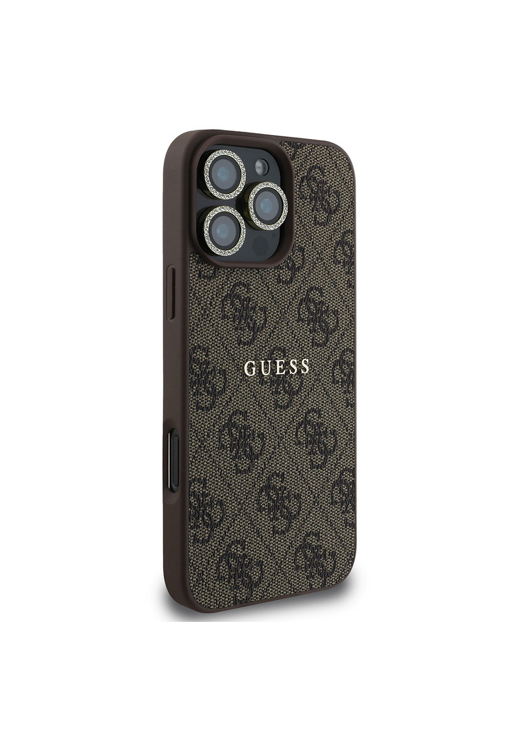 Apple iPhone 16 Pro Guess Orijinal Lisanslı Kılıf + Ekran Koruyucu + Lens Koruyucu 3in1 Aksesuar Seti