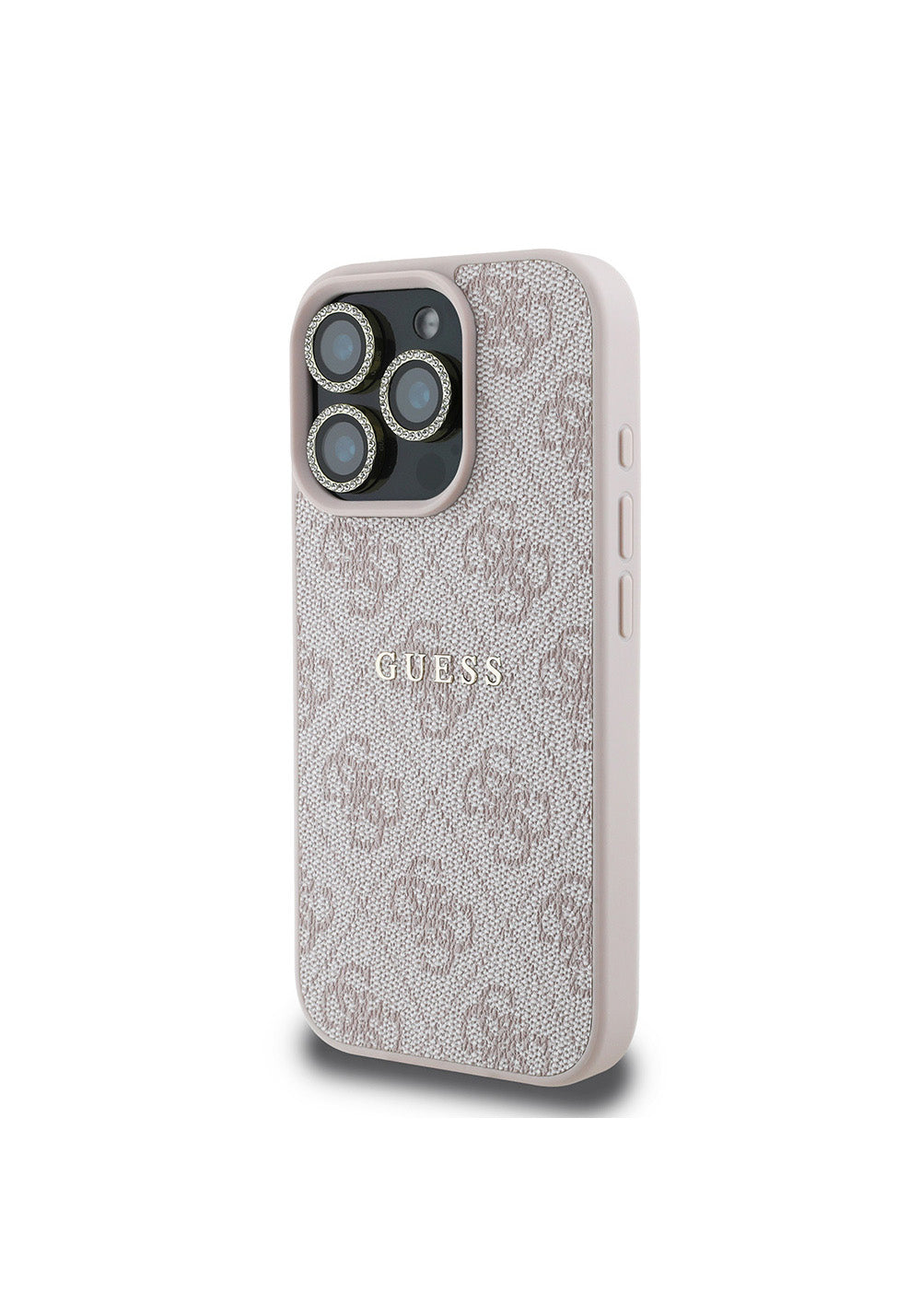 Apple iPhone 16 Pro Guess Orijinal Lisanslı Kılıf + Ekran Koruyucu + Lens Koruyucu 3in1 Aksesuar Seti