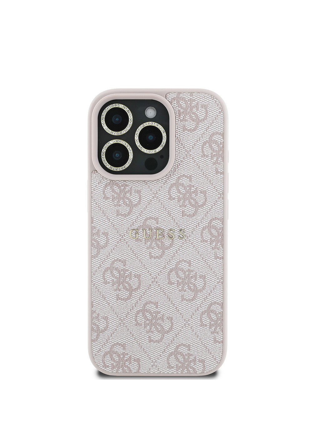 Apple iPhone 16 Pro Guess Orijinal Lisanslı Kılıf + Ekran Koruyucu + Lens Koruyucu 3in1 Aksesuar Seti