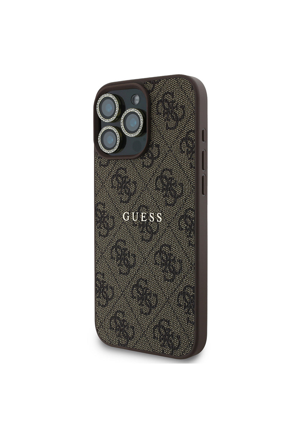 Apple iPhone 16 Pro Max Guess Orijinal Lisanslı Kılıf + Ekran Koruyucu + Lens Koruyucu 3in1 Aksesuar Seti