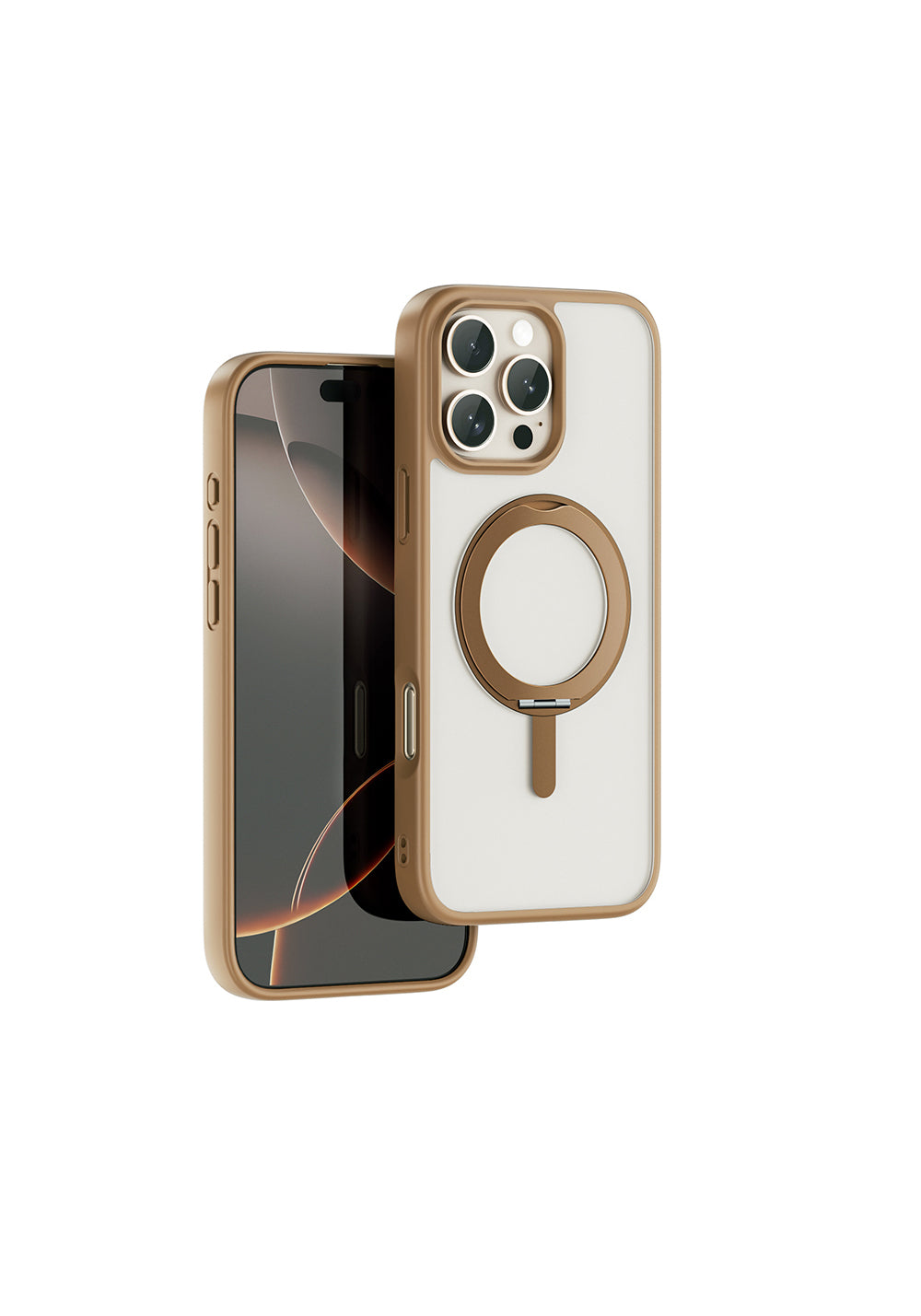 Apple iPhone 16 Pro Max Kılıf Manyetik Şarj Uyumlu Parmak İzi Bırakmayan Wiwu FGG-202 Armor Ultra Serisi Kapak