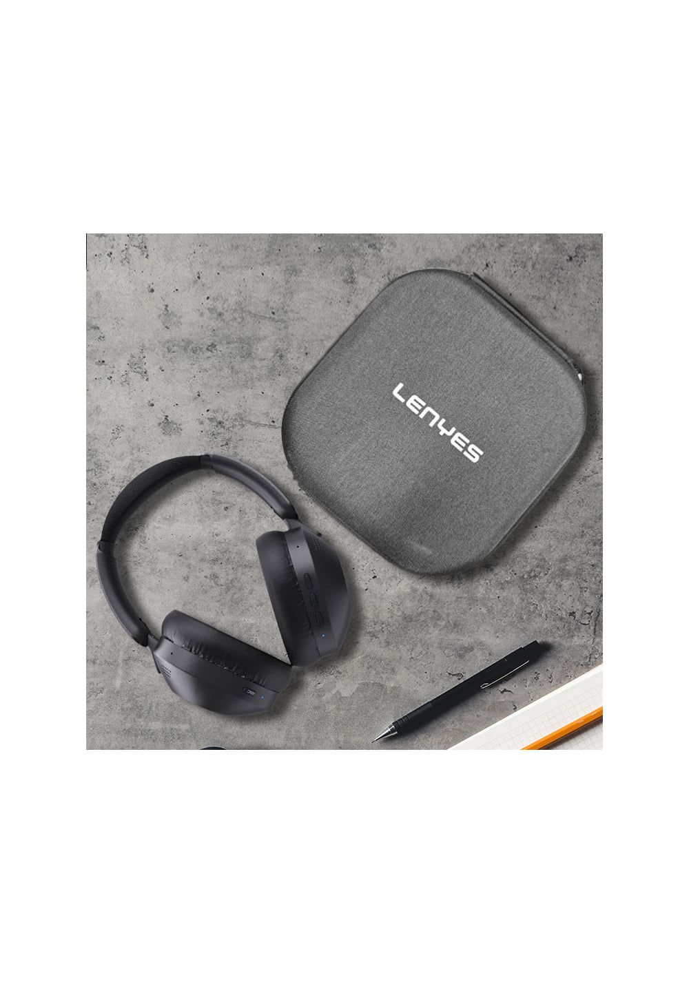 Lenyes LH28 Katlanabilir Tasarımlı ANC Özellikli ENC Teknolojili Kulak Üstü Bluetooth Kulaklık v5.4