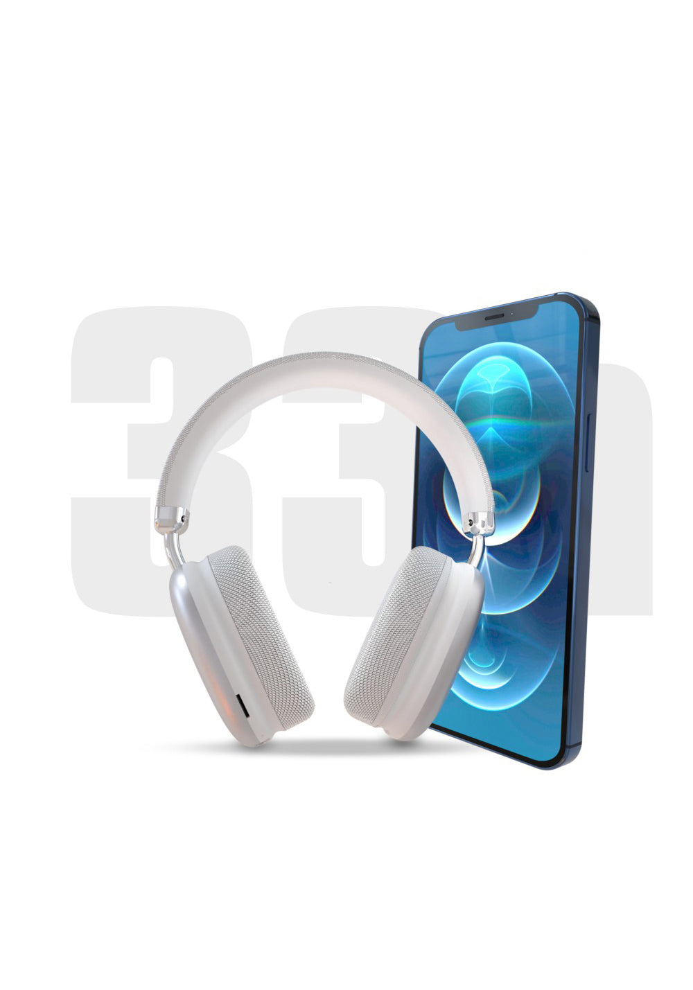 Lenyes LH81 Gürültü Engelleyici Hi-Fi Stereo Kulak Üstü Bluetooth Kulaklık v5.3