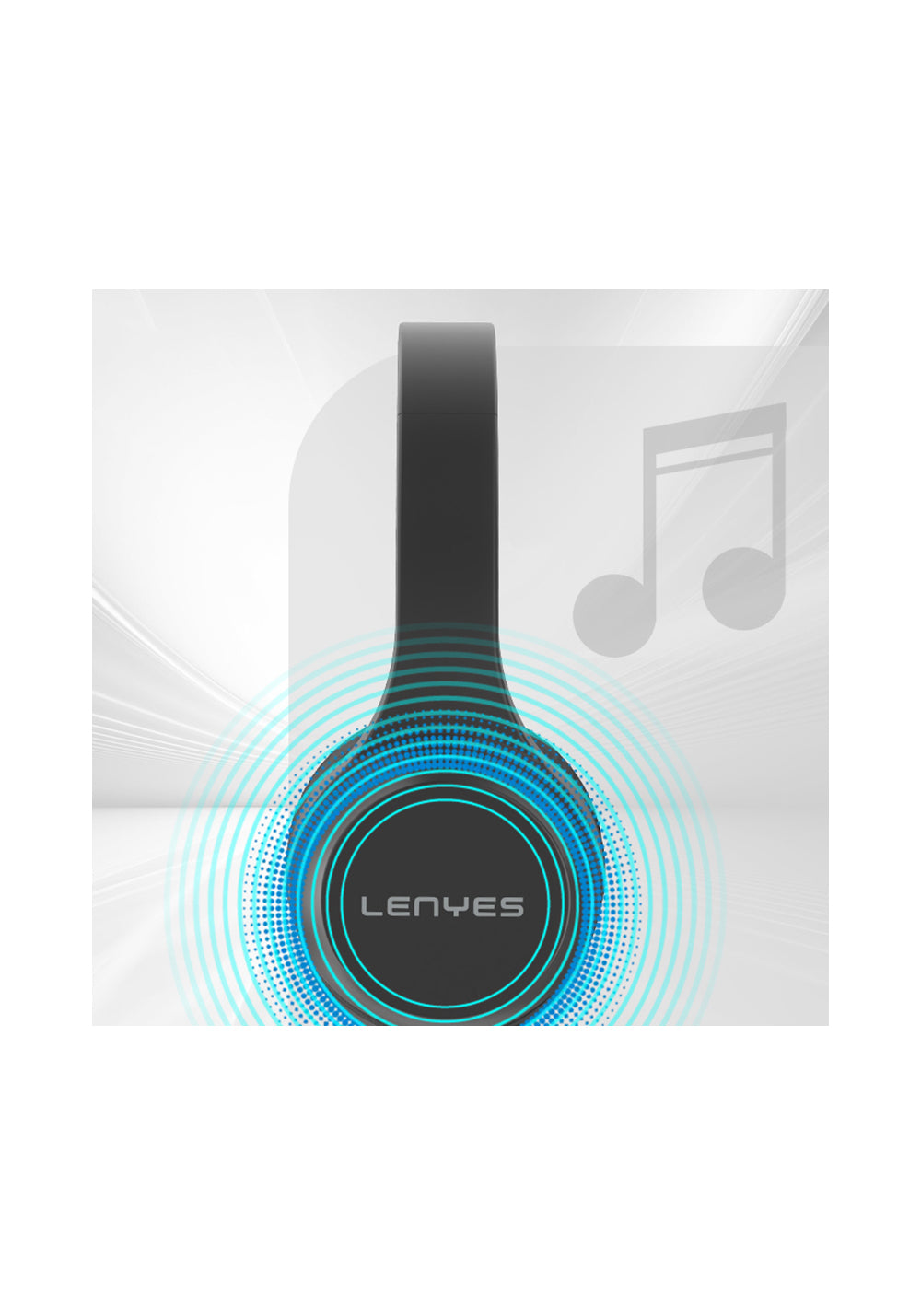 Lenyes LH85 Çift Kanal Stereo Kulak Üstü Bluetooth Kulaklık v5.3