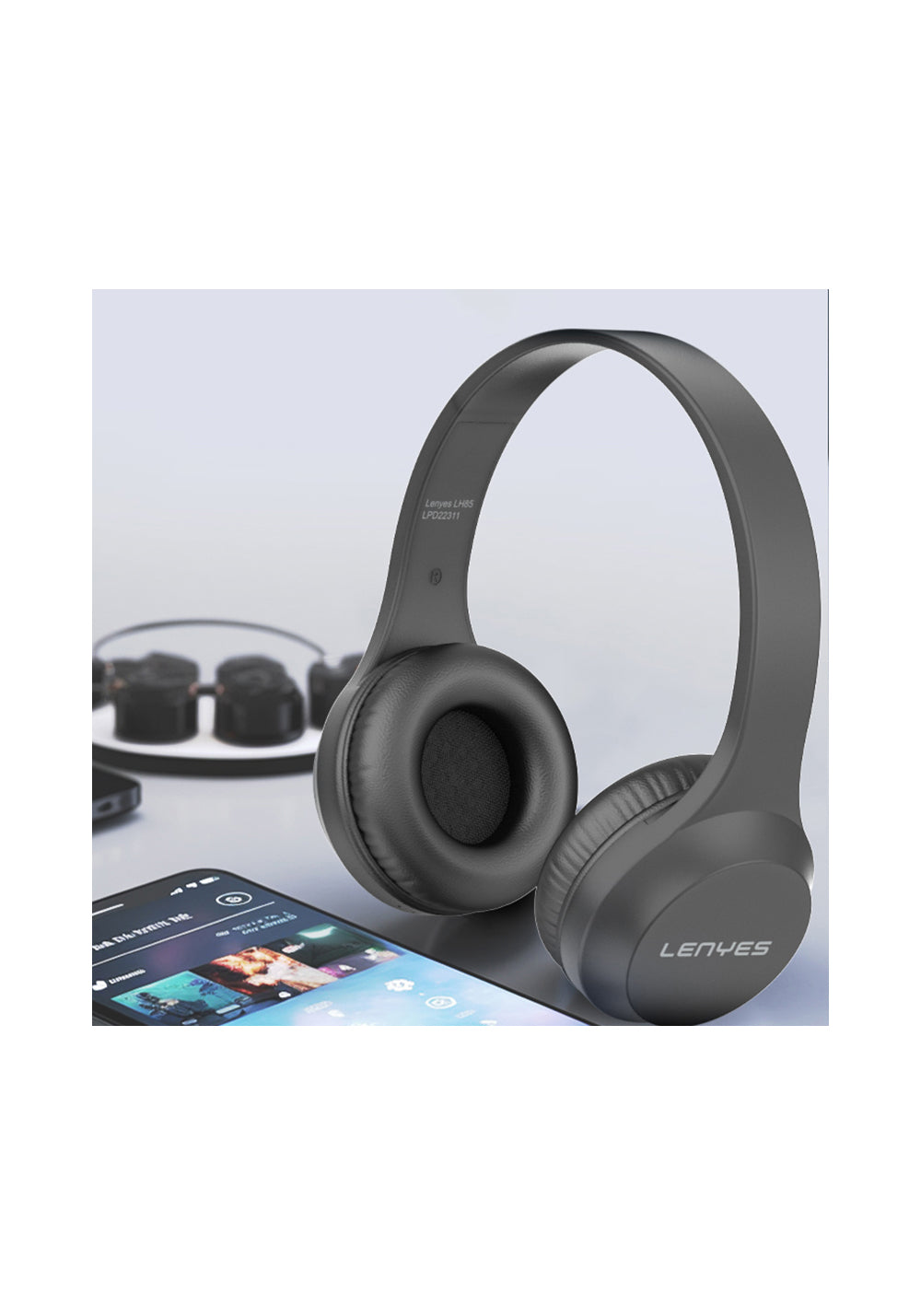 Lenyes LH85 Çift Kanal Stereo Kulak Üstü Bluetooth Kulaklık v5.3