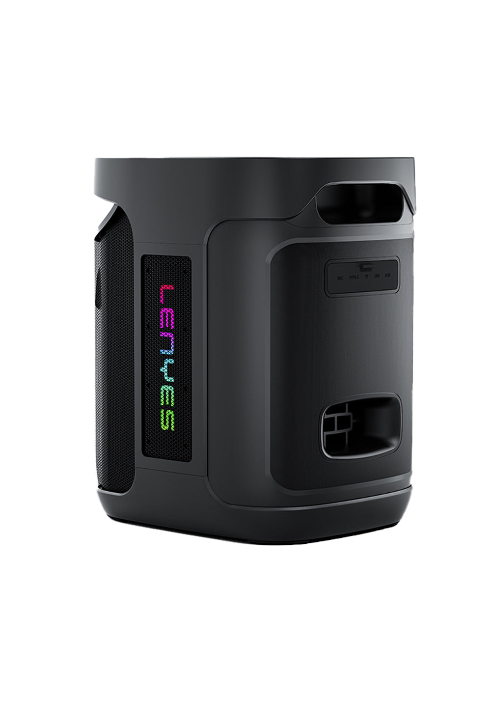 Lenyes S881 Su Geçirmez Mikrofonlu Çoklu Giriş RGB Işıklı TWS Karaoke FM Bluetooth Hoparlör v5.3 120W