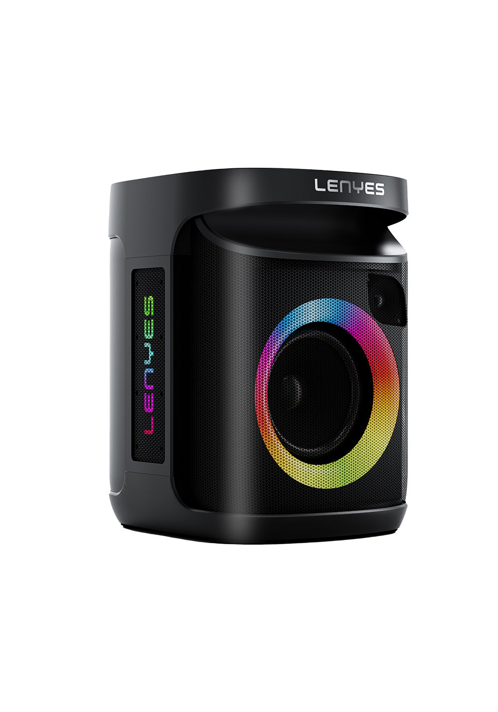 Lenyes S881 Su Geçirmez Mikrofonlu Çoklu Giriş RGB Işıklı TWS Karaoke FM Bluetooth Hoparlör v5.3 120W