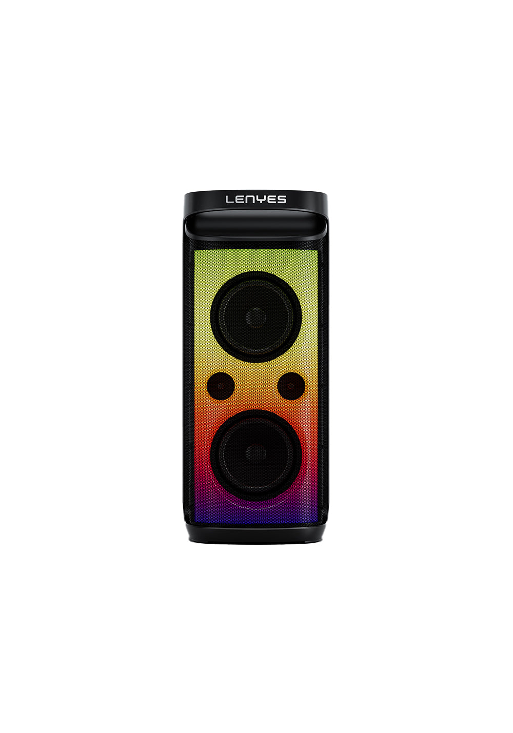 Lenyes S883 Su Geçirmez Tekerlekli Mikrofonlu Çoklu Giriş RGB Işıklı TWS Karaoke FM Bluetooth Hoparlör v5.3 360W