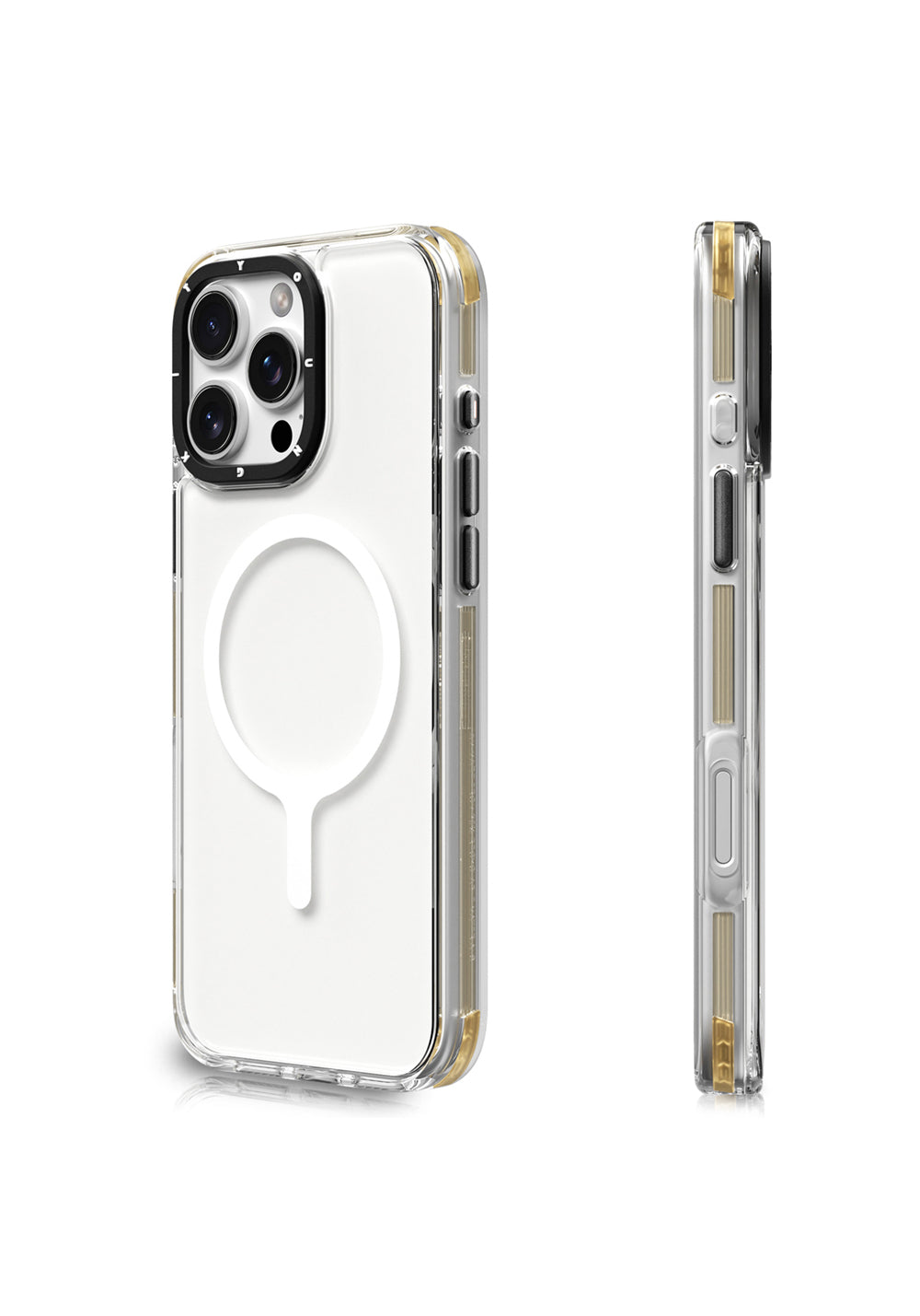 Apple iPhone 16 Pro Max Kılıf Manyetik Şarj Uyumlu YoungKit Crystal Color Serisi Kapak