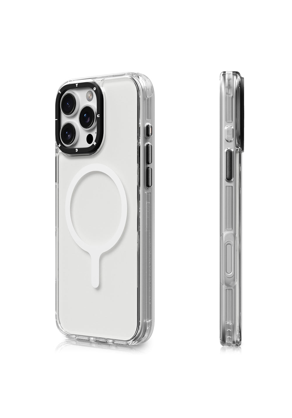 Apple iPhone 16 Pro Max Kılıf Manyetik Şarj Uyumlu YoungKit Crystal Color Serisi Kapak