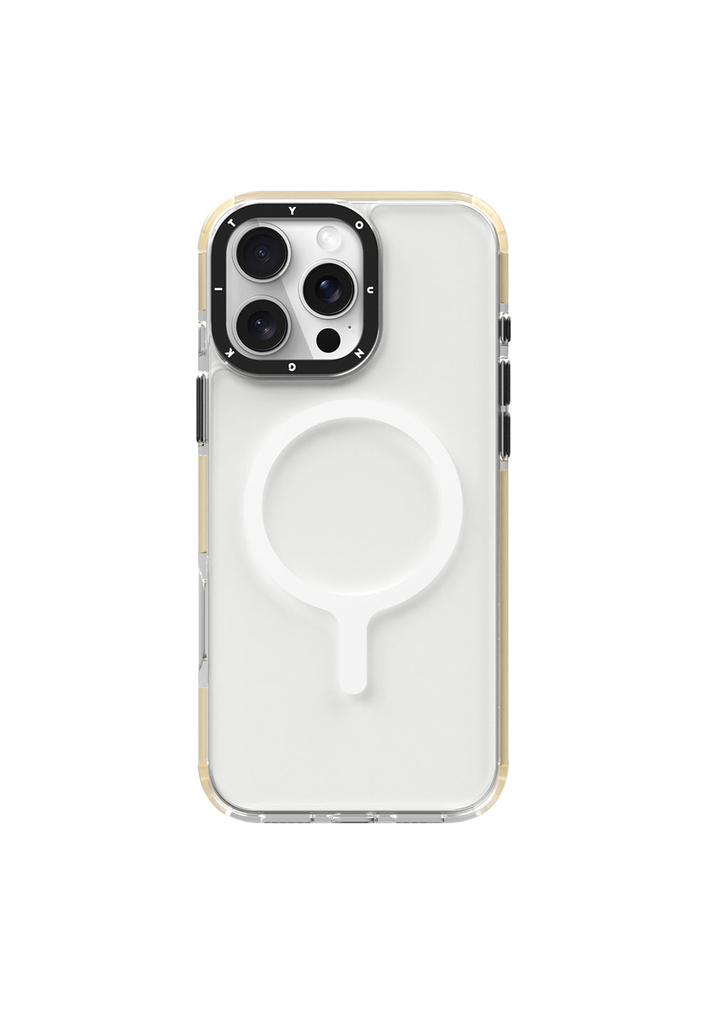 Apple iPhone 16 Pro Max Kılıf Manyetik Şarj Uyumlu YoungKit Crystal Color Serisi Kapak
