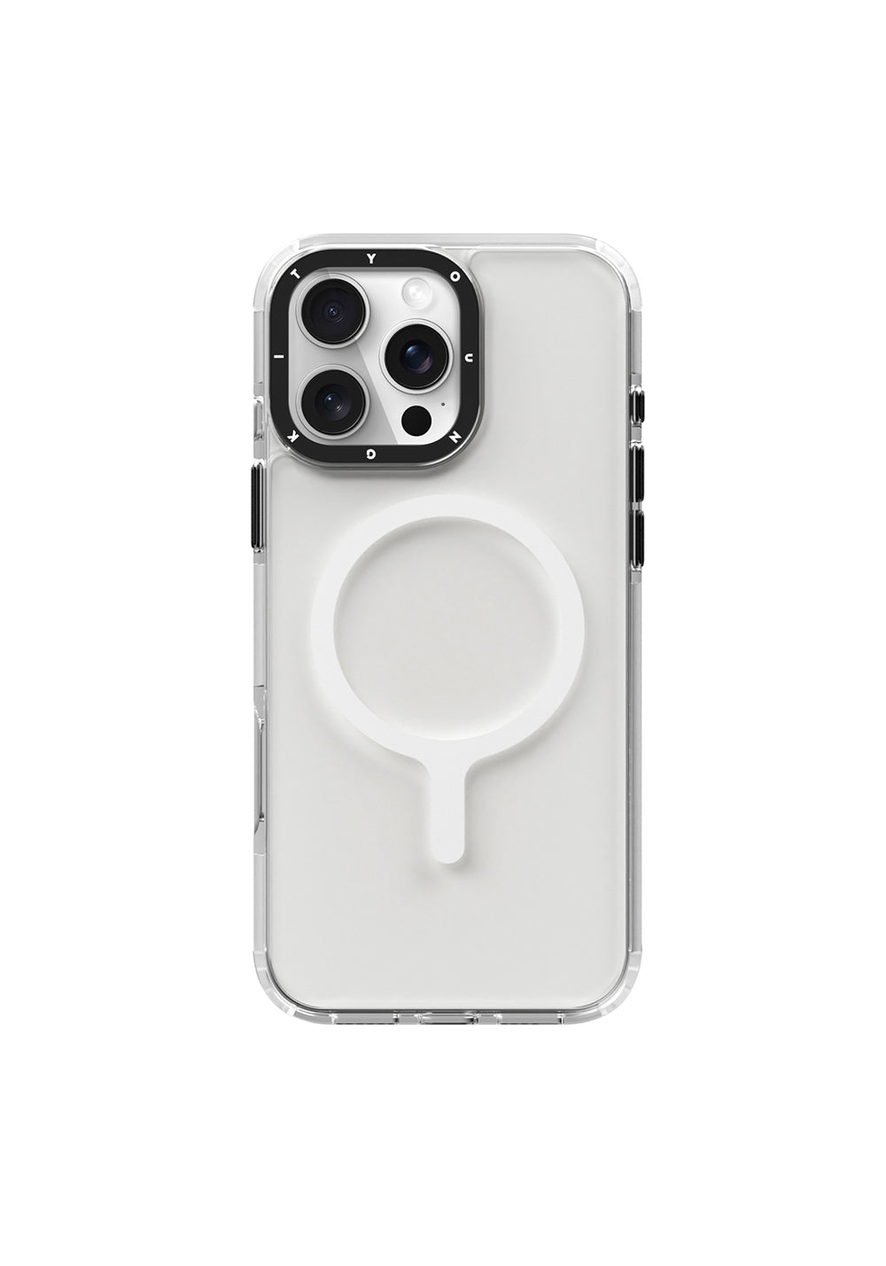 Apple iPhone 16 Pro Max Kılıf Manyetik Şarj Uyumlu YoungKit Crystal Color Serisi Kapak