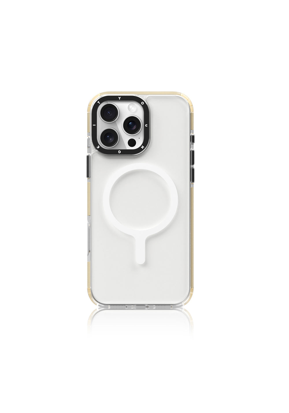 Apple iPhone 16 Pro Max Kılıf Manyetik Şarj Uyumlu YoungKit Crystal Color Serisi Kapak
