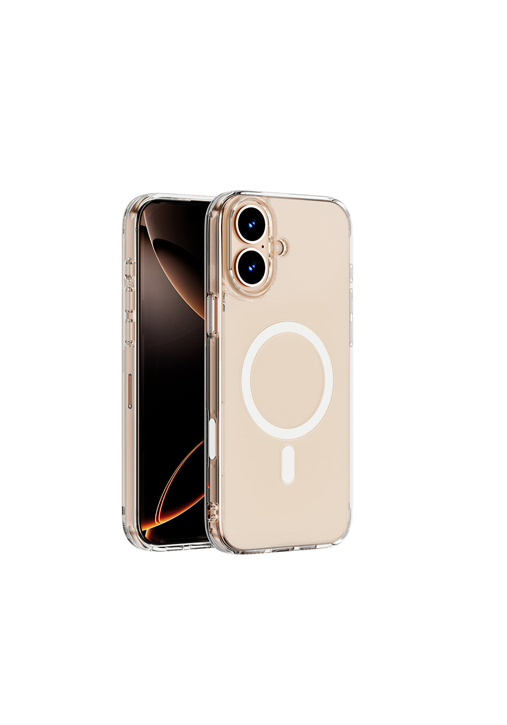 Apple iPhone 16 Kılıf Wiwu MCC-102 Magnetic Crystal Sert PC Kapak