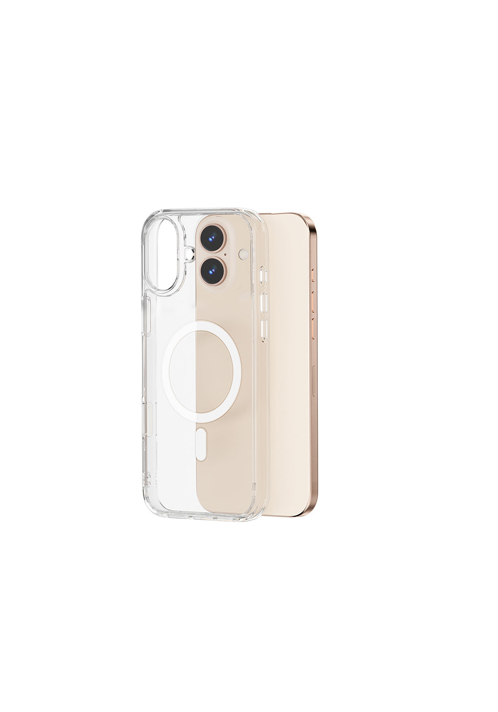 Apple iPhone 16 Plus Kılıf Wiwu MCC-102 Magnetic Crystal Sert PC Kapak