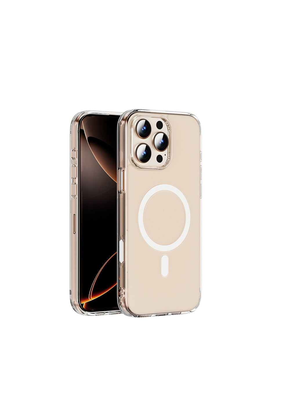 Apple iPhone 16 Pro Max Kılıf Wiwu MCC-102 Magnetic Crystal Sert PC Kapak